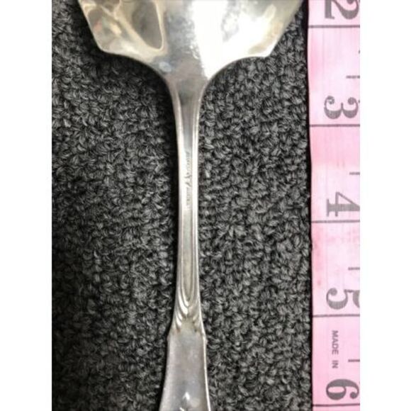 Wallace Rose Point Sterling Silver Gravy Ladle Spoon - Picture 9 of 9